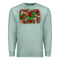 Seafoam american football helmet background Premium Sweatshirt - JahusDesignShop