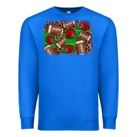 True Royal american football helmet background Premium Sweatshirt - JahusDesignShop
