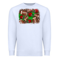 White american football helmet background Premium Sweatshirt - JahusDesignShop