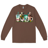 Chestnut cow coffee cups Long Sleeve Tee - AdoDesignShop