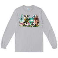 Moon Dust cow coffee cups Long Sleeve Tee - AdoDesignShop
