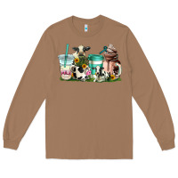 Toasted Coconut cow coffee cups Long Sleeve Tee - AdoDesignShop