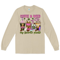 Mushroom coffee and weed my favorite plants Long Sleeve Tee - Zillion Design Studio