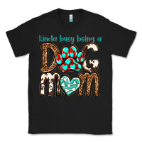 Black kinda busy being a dog mom Classic Tee - texasbilliewilder