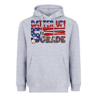 Heather Grey batter up 5th grade Heavyweight Hoodie - JahusDesignShop