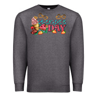 Charcoal Heather valentines day sweet Premium Sweatshirt - AdoDesignShop