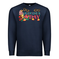 Navy valentines day sweet Premium Sweatshirt - AdoDesignShop