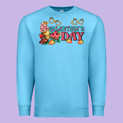 Valentines Day Sweet Premium Sweatshirt Designed By Adodesignshop