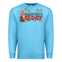 Ocean Blue valentines day sweet Premium Sweatshirt - AdoDesignShop