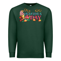 Sports Green valentines day sweet Premium Sweatshirt - AdoDesignShop