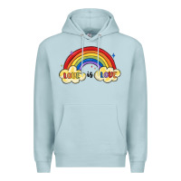 Blue Mist love is love lgbtq Premium Hoodie - MaliasSmallBusiness