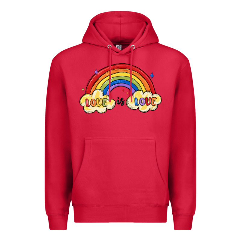Love Is Love Lgbtq Premium Hoodie by MaliasSmallBusiness | Teevron