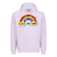 Lilac love is love lgbtq Premium Hoodie - MaliasSmallBusiness