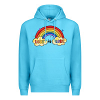 Ocean Blue love is love lgbtq Premium Hoodie - MaliasSmallBusiness