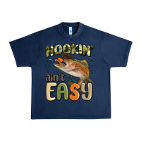 Navy hookin' ain't easy Urban Heavy Tee - MaliasSmallBusiness