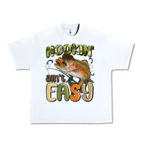 White hookin' ain't easy Urban Heavy Tee - MaliasSmallBusiness