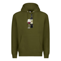 Army Green California Wine Premium Hoodie - RanaPortraitStore