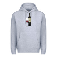 Heather Grey California Wine Premium Hoodie - RanaPortraitStore