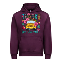 Mauve Wine thanks for the ride Urban Hoodie - NancyCooperArtShop