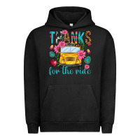 Pigment Black thanks for the ride Urban Hoodie - NancyCooperArtShop