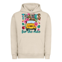 Pigment French Oak thanks for the ride Urban Hoodie - NancyCooperArtShop