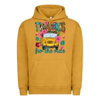 Pigment Peanut Butter thanks for the ride Urban Hoodie - NancyCooperArtShop