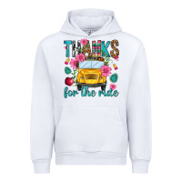 White thanks for the ride Urban Hoodie - NancyCooperArtShop