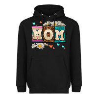 Black daisy mom Heavyweight Hoodie - AdoDesignShop