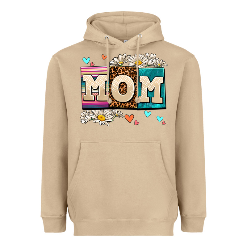 Daisy Mom Heavyweight Hoodie by AdoDesignShop | Teevron