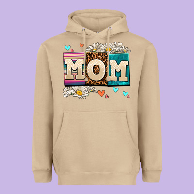 Daisy Mom Heavyweight Hoodie Designed By Adodesignshop