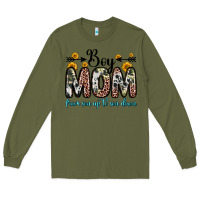 Army Green boy mom from son up to son down Long Sleeve Tee - Zillion Design Studio