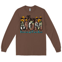 Chestnut boy mom from son up to son down Long Sleeve Tee - Zillion Design Studio