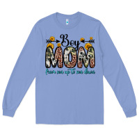 Colony Blue boy mom from son up to son down Long Sleeve Tee - Zillion Design Studio