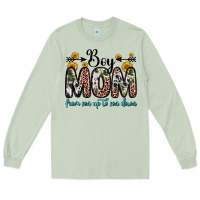 Matcha boy mom from son up to son down Long Sleeve Tee - Zillion Design Studio