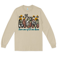 Mushroom boy mom from son up to son down Long Sleeve Tee - Zillion Design Studio