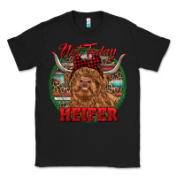 Black Highland Heifer Christmas Classic Tee - RanaPortraitStore