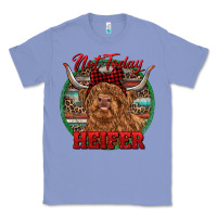 Colony Blue Highland Heifer Christmas Classic Tee - RanaPortraitStore