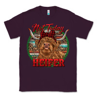 Plum Highland Heifer Christmas Classic Tee - RanaPortraitStore