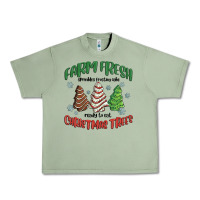 Oil Green farm fresh christmas trees Urban Heavy Tee - MaliasSmallBusiness