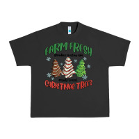 Pigment Black farm fresh christmas trees Urban Heavy Tee - MaliasSmallBusiness