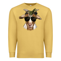 Antique Gold camouflage bandana goat Premium Sweatshirt - Jasminsmagicworld