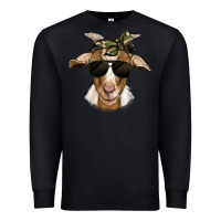 Black camouflage bandana goat Premium Sweatshirt - Jasminsmagicworld