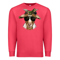 Cardinal camouflage bandana goat Premium Sweatshirt - Jasminsmagicworld