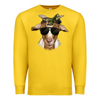 Lemon camouflage bandana goat Premium Sweatshirt - Jasminsmagicworld