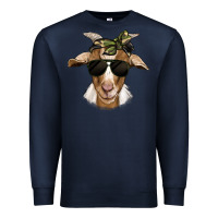 Navy camouflage bandana goat Premium Sweatshirt - Jasminsmagicworld