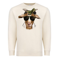 Sandshell camouflage bandana goat Premium Sweatshirt - Jasminsmagicworld