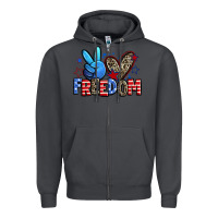Smoke peace love freedom Zipper Hoodie - Zillion Design Studio