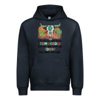 Navy i do not and will not fear tomorrow Urban Hoodie - MaliasSmallBusiness