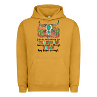 Pigment Peanut Butter i do not and will not fear tomorrow Urban Hoodie - MaliasSmallBusiness