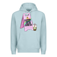 Blue Mist caution i haven't had my coffee yet Premium Hoodie - MaliasSmallBusiness